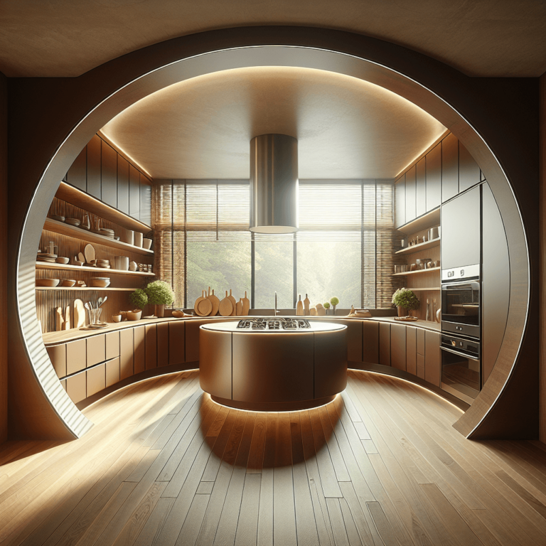 braune Rondell Küche-Essen