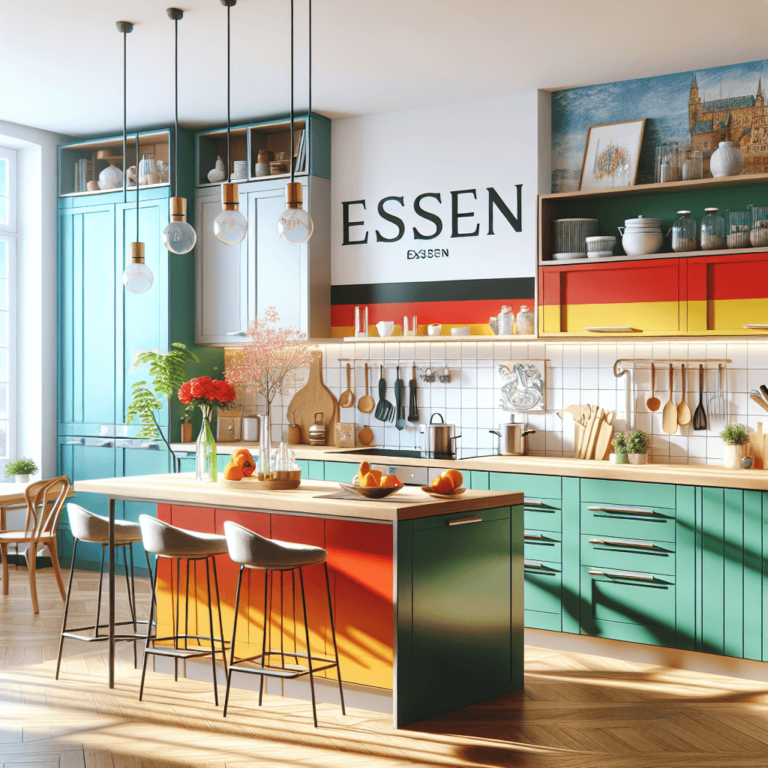 bunte Barrierefreie Küche-Essen