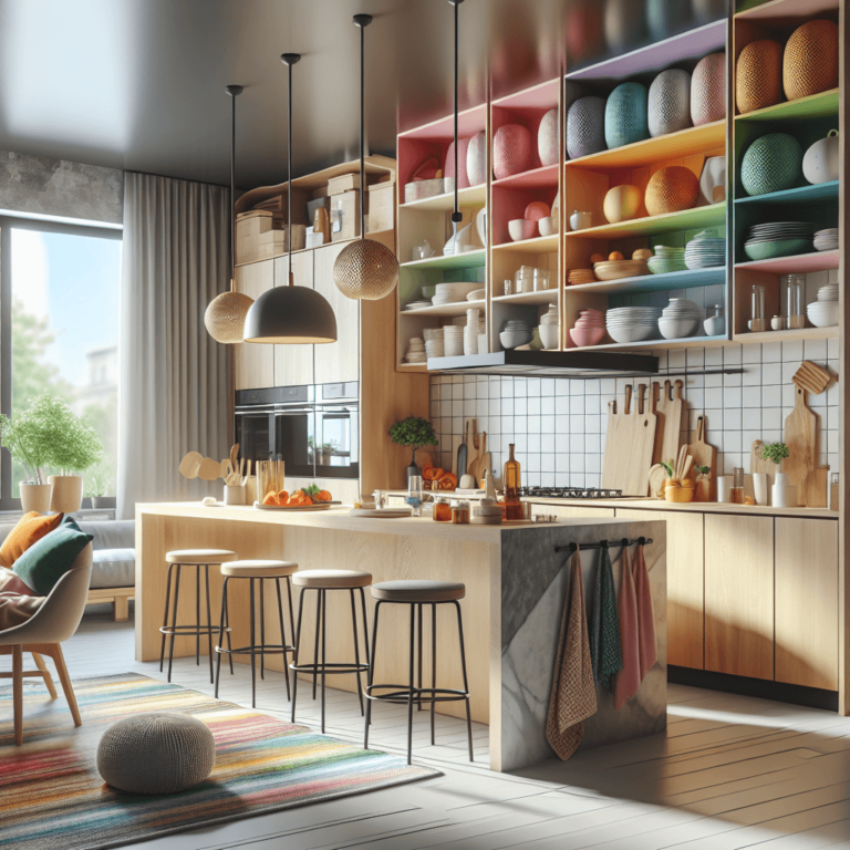 bunte Minimalismus Küche-Essen