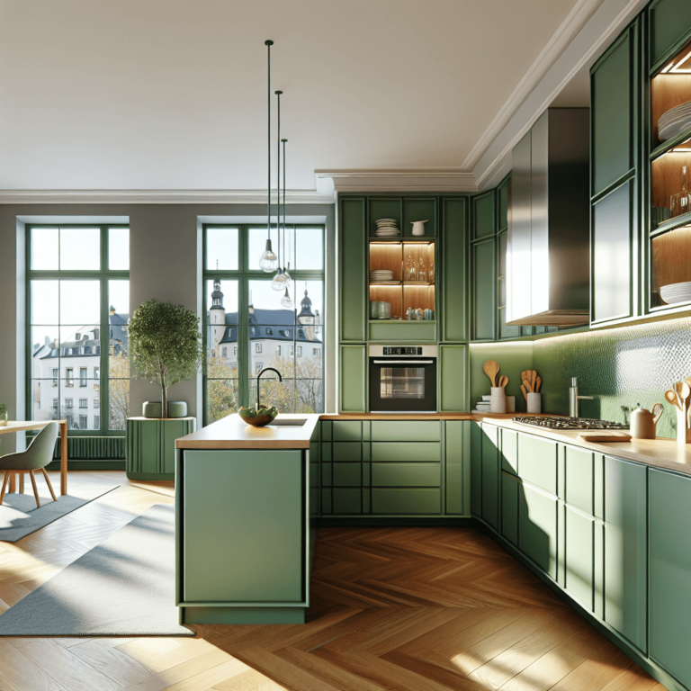 grüne Eck-Küche-Essen