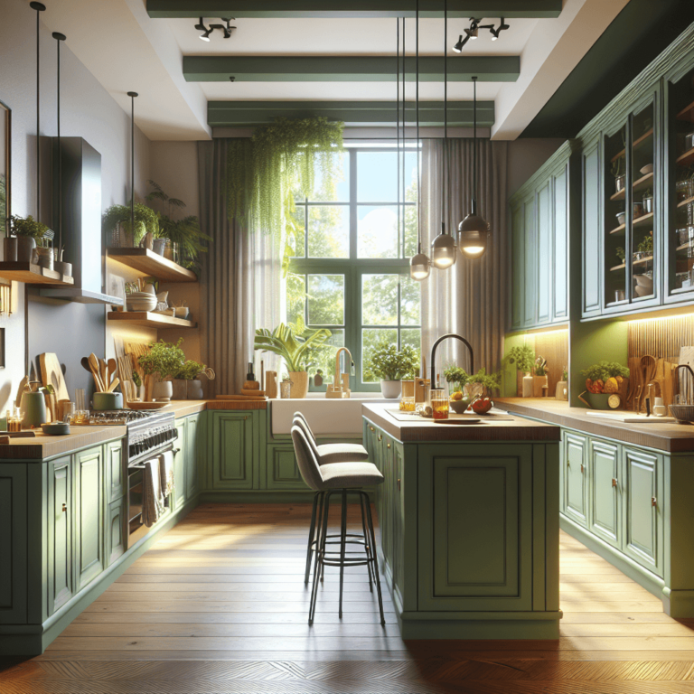 grüne Singleküche-Essen