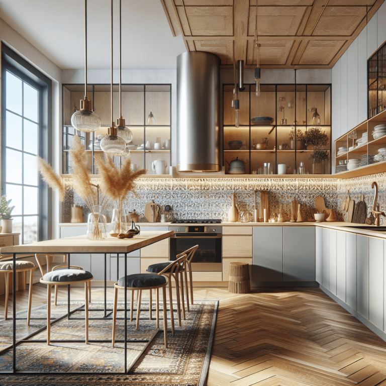 hochglanz Boho Style Küche-Essen