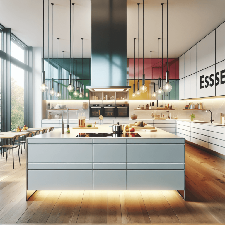 hochglanz Freistehende Küche-Essen