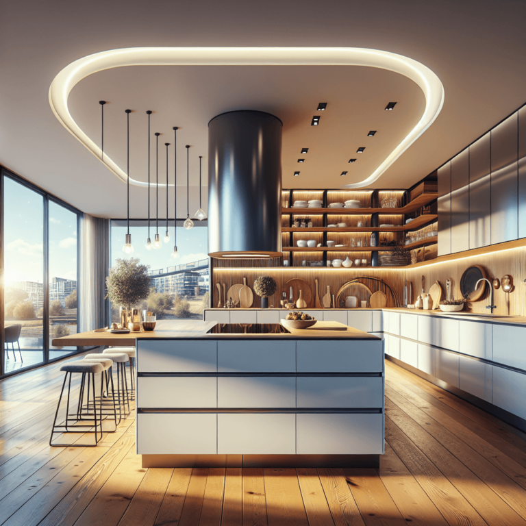 hochglanz Küche in G-Form-Essen