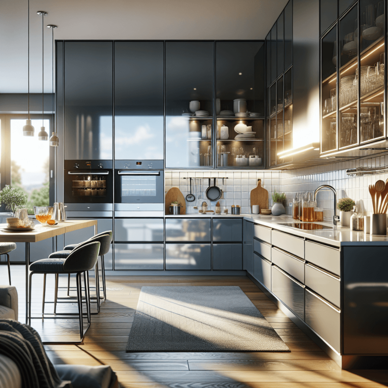 hochglanz Singleküche-Essen