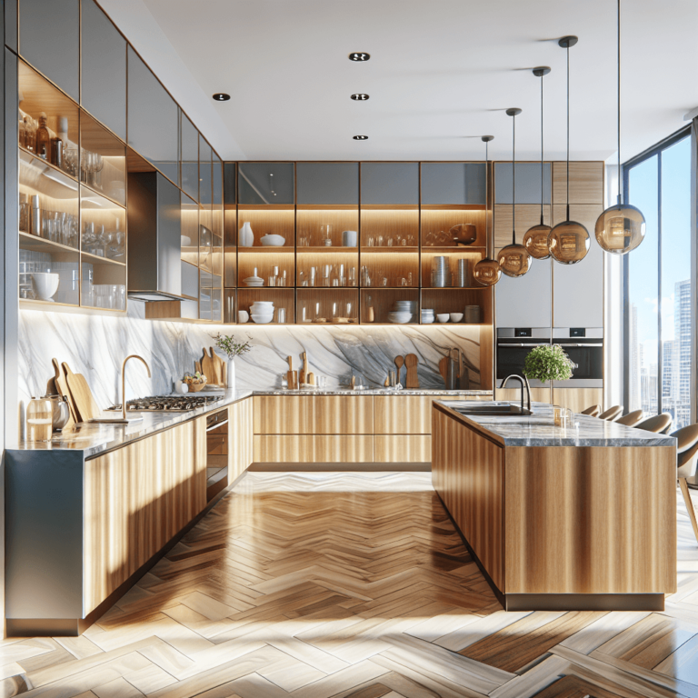 hochglanz Wohnküche-Essen