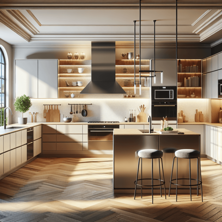 hochglanz einzeilige Küche-Essen