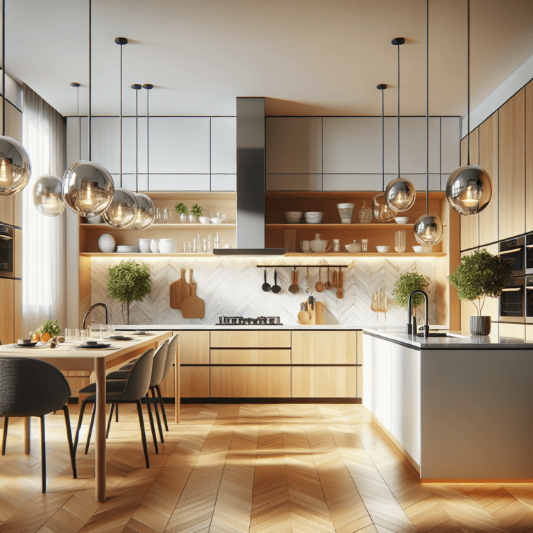 hochglanz mehrzeilige Küche-Essen