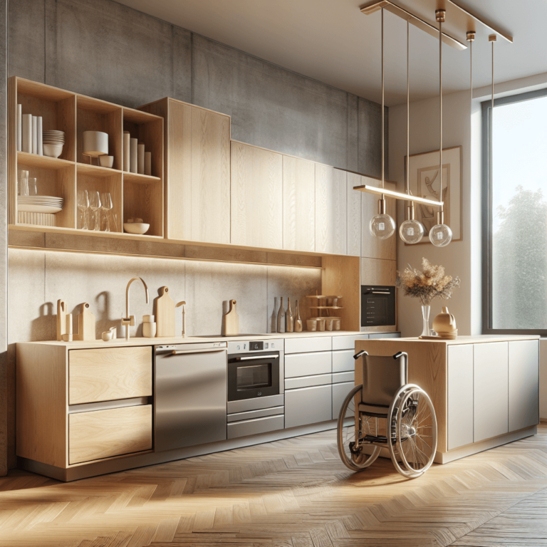 matte Barrierefreie Küche-Essen