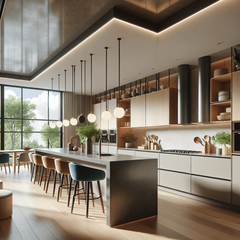 matte Design Küche-Essen