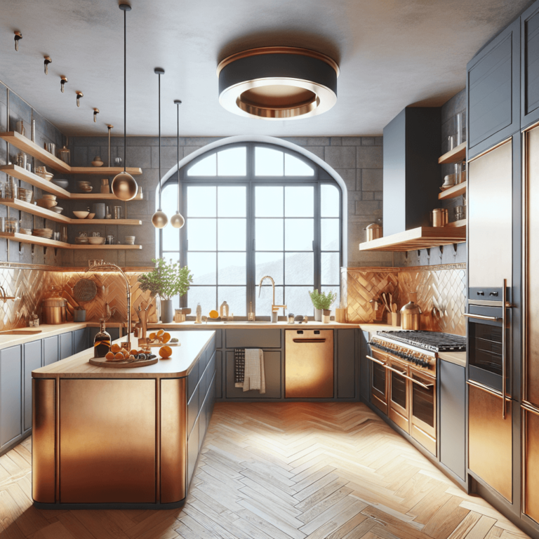 matte Küche im Art-Deco-Stil-Essen
