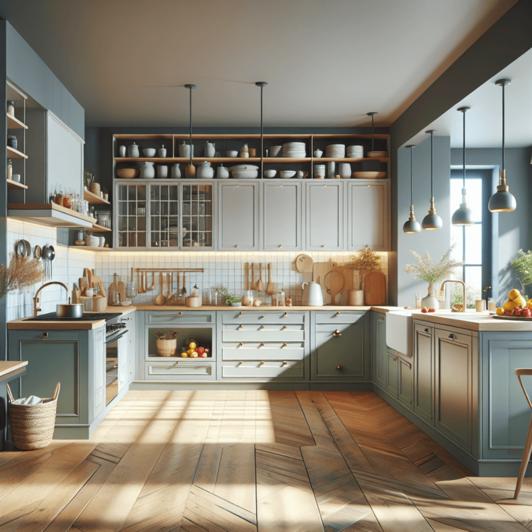 matte Küche im Shabby Chic Stil-Essen