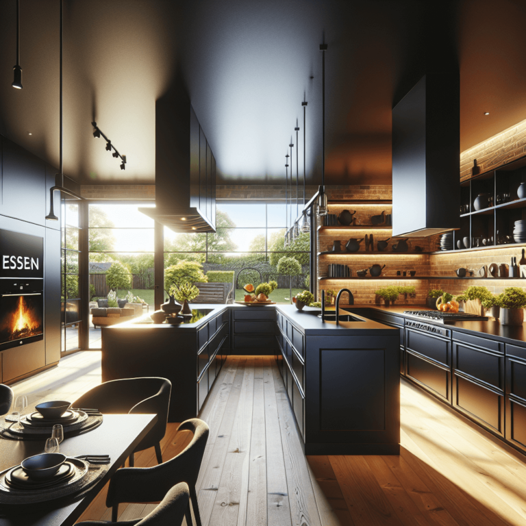 schwarze Mediterrane Küche-Essen