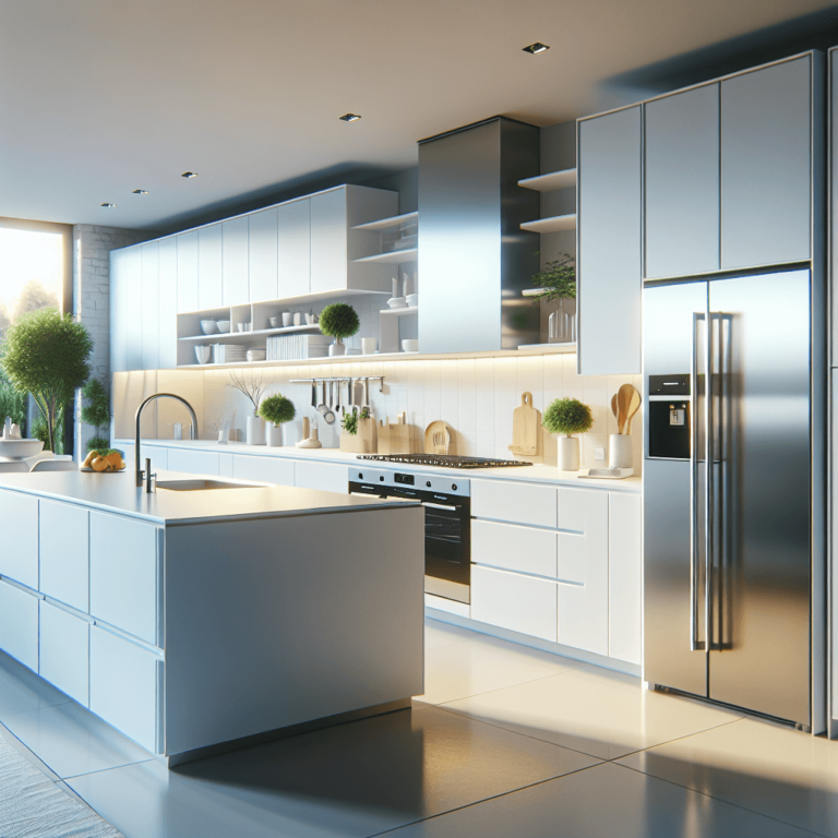 weiße Komplett Küche-Essen